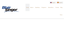 Tablet Screenshot of blairsinger.com